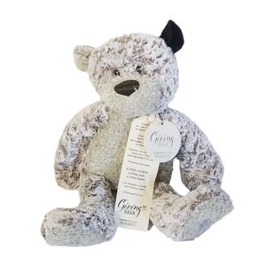 DEMDACO Giving Bear 16" Plush Teddy Handmade Stuffed Animal Sentiment Lovey New